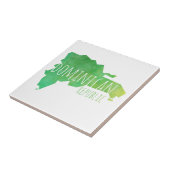 ドミニカ共和国 タイル (側面)