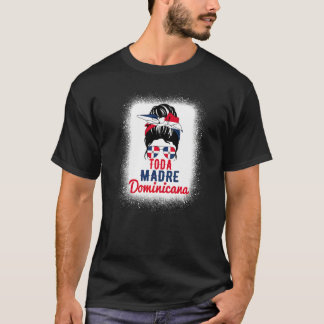 ドミニカ共和国 ドミニカ国旗 お母さん Tシャツ