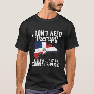 ドミニカ共和国+ドミニカ国+カリブの旗 Tシャツ
