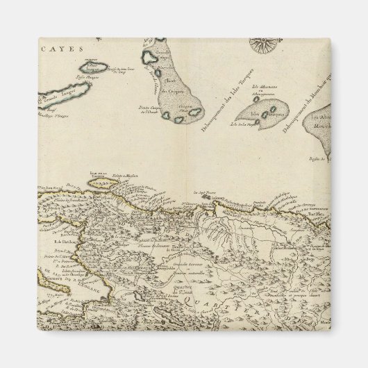 ドミニカ共和国、ハイチ、西インディ マグネット (正面)