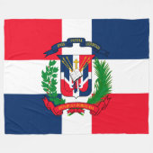 ドミニカ共和国 フリースブランケット (正面(横))