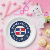 ドミニカ共和国 ペーパープレート (パーティー)