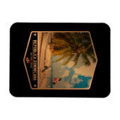 ドミニカ共和国 マグネット (横)