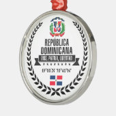 ドミニカ共和国 メタルオーナメント (左)