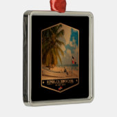 ドミニカ共和国 メタルオーナメント (右)