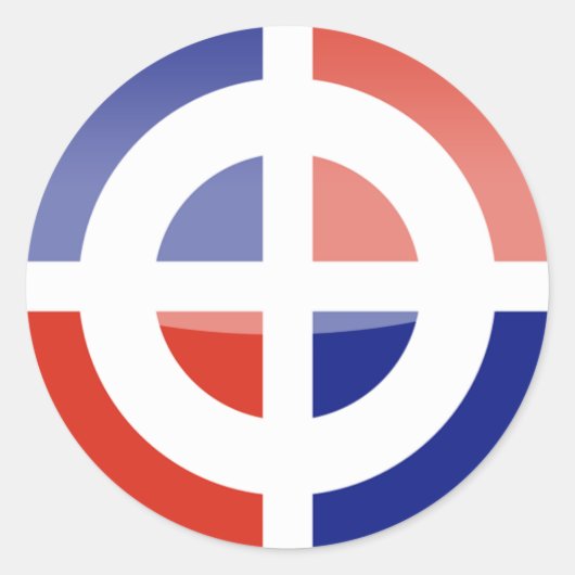 ドミニカ共和国 ラウンドシール (正面)