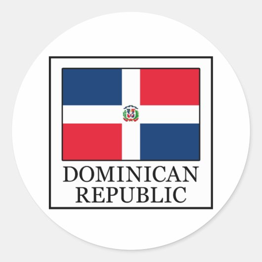 ドミニカ共和国 ラウンドシール (正面)