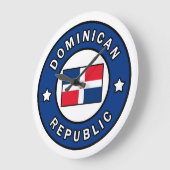 ドミニカ共和国 ラージ壁時計 (傾斜)