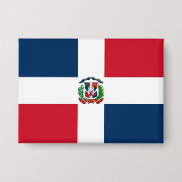 ドミニカ共和国 国旗 Bandera Dominicana ボタン 缶バッジ