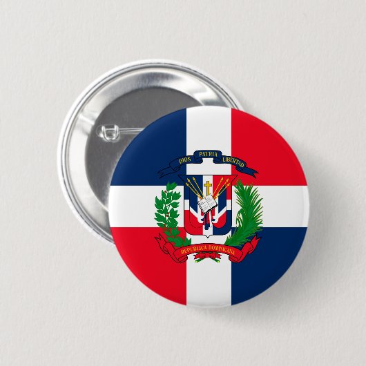 ドミニカ共和国 缶バッジ (正面&裏面)