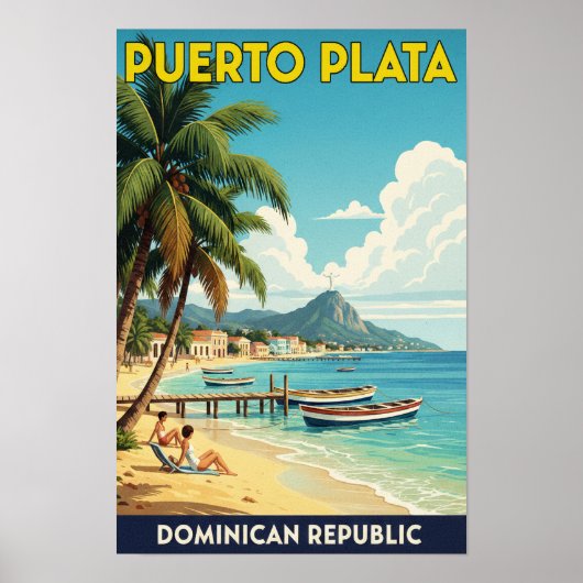 ドミニカ共和国:1960年代の旅行ポスターコレクション ポスター (正面)