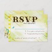 ドミニカ共和国RSVP 出欠カード (正面/裏面)