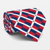 ドミニカ国旗のタイ ネクタイ (ロール)