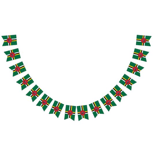 ドミニカ国旗のバンティング旗 バンティングフラッグ (全)