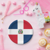 ドミニカ国旗のプレート、パーティー、ドミニカ共和国 ペーパープレート (パーティー)