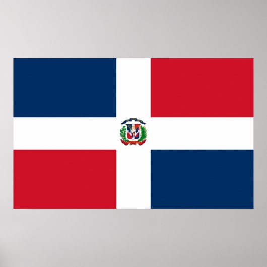 ドミニカ国旗のポスター ポスター (正面)