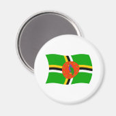 ドミニカ国旗の磁石 マグネット (正面/裏面)