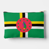 ドミニカ国旗 アクセサリーポーチ (裏面)