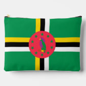 ドミニカ国旗 アクセサリーポーチ (正面)