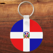 ドミニカ国旗 キーホルダー (正面)