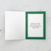 ドミニカ国旗 | クリスマスプディング | フェスティバル シーズンカード (内部)