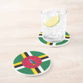 ドミニカ国旗 コースター (側面)