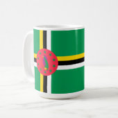 ドミニカ国旗 コーヒーマグカップ (正面左)