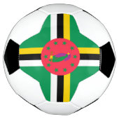 ドミニカ国旗 サッカーボール (回転)