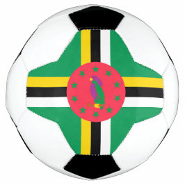 ドミニカ国旗 サッカーボール