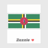 ドミニカ国旗 シール (シート)