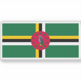 ドミニカ国旗 シール