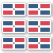 ドミニカ国旗 シール (正面)