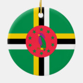 ドミニカ国旗 セラミックオーナメント (裏面)