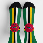 ドミニカ国旗 ソックス (上部)