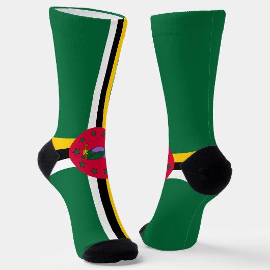 ドミニカ国旗 ソックス (傾斜あり)