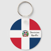 ドミニカ国旗、ドミニカ共和国の愛国者/スポーツ キーホルダー (裏面)
