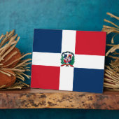 ドミニカ国旗 フォトプラーク (側面)