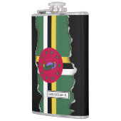 ドミニカ国旗 フラスク (左)