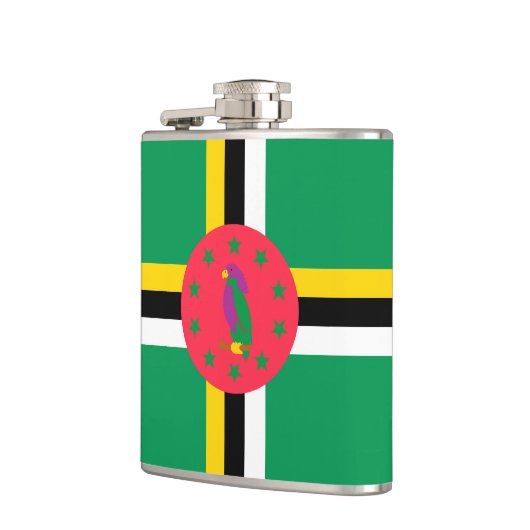 ドミニカ国旗 フラスク (左)