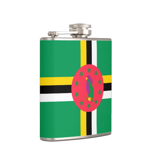 ドミニカ国旗 フラスク (右)