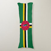 ドミニカ国旗 ボディピロー (正面縦)