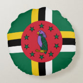 ドミニカ国旗 ラウンドクッション (裏面)