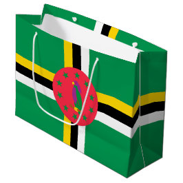 ドミニカ国旗 ラージペーパーバッグ