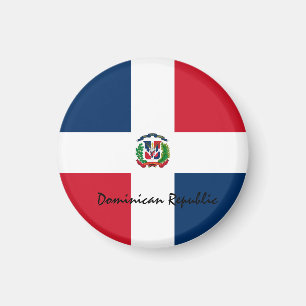 ドミニカ国旗&南米 – 旅行/スポーツファン マグネット