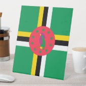 ドミニカ国旗 台座サイン (インサイチュ)