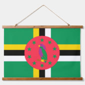 ドミニカ国旗 吊り下げ型タペストリー (正面)