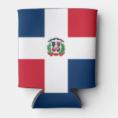 ドミニカ国旗 缶クーラー (正面)