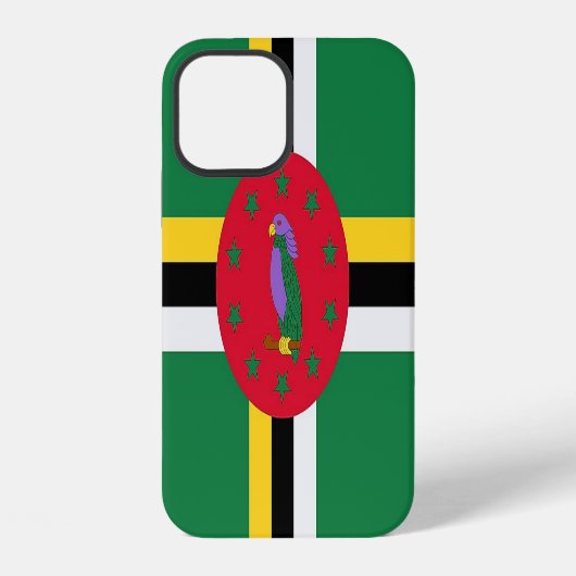 ドミニカ国旗 iPhoneケース (裏面)