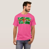 ドミニカ国旗 Tシャツ (正面フル)