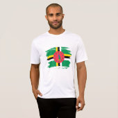 ドミニカ国旗 Tシャツ (正面フル)